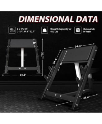 Preacher Curl Bench, Seated Arm Isolated Barbell Dumbbell Bicep Station, Bicep Curl Machine with 2 Bar Holders for Home Gym