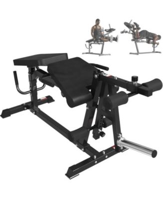 Mikolo Leg Extension and Curl Machine, Adjustable Leg Rotary Extension ...