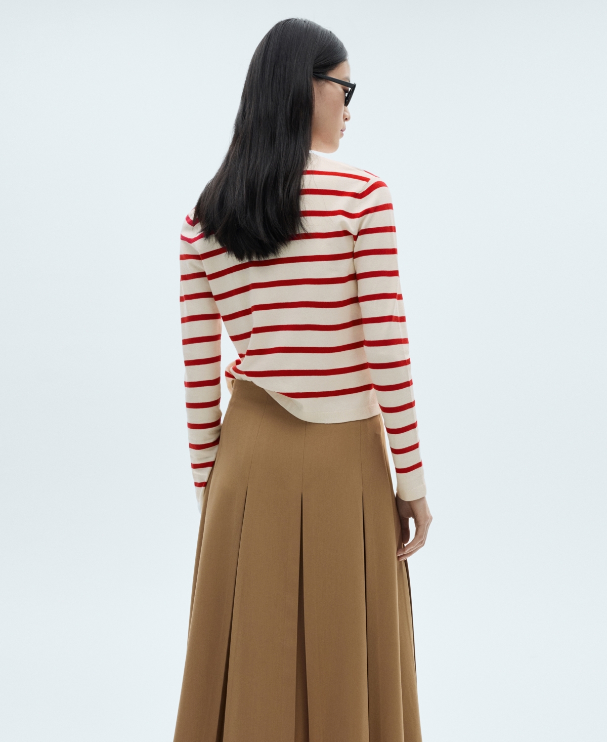 Mango Women's Striped Knitted Cardigan