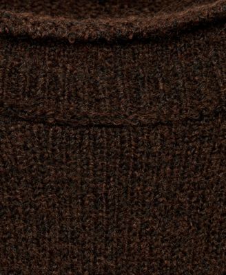 Women's Cotton-Linen Round Neck Knitted Sweater