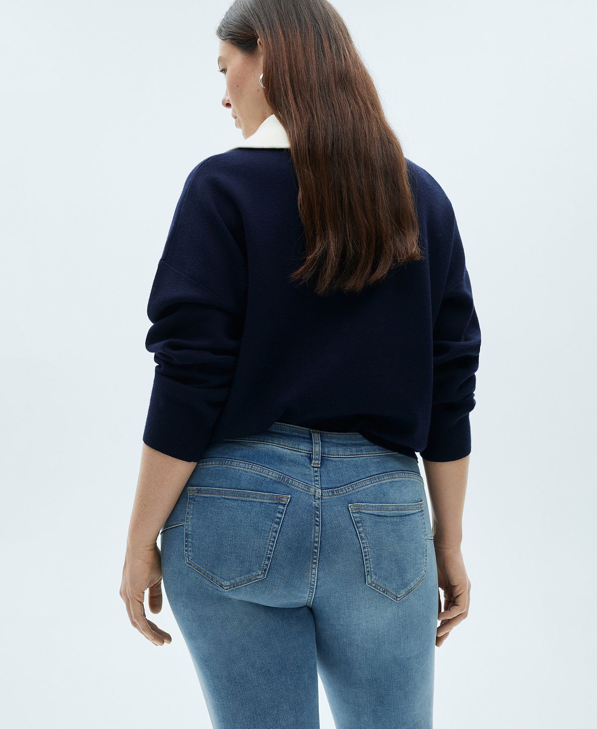 Mango Women's Skinny Pushup Jeans view 2 — MAYCSS fashion products