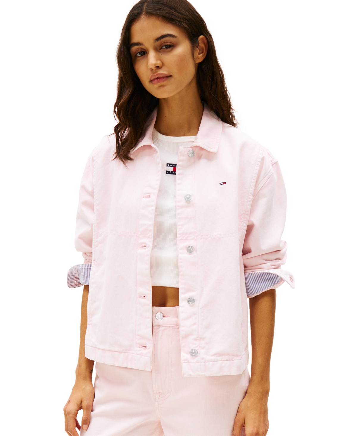 Women's Cotton Essentials Jacket - Precious Pink
