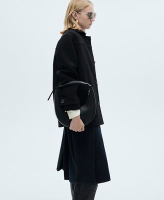 Women's Patch Pockets Wool Coat