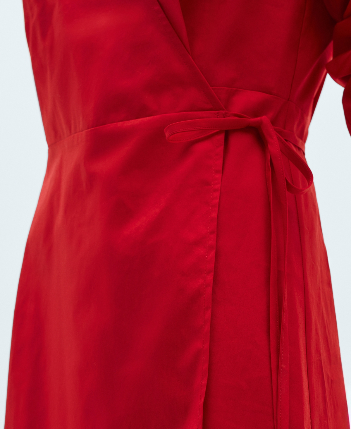 Mango Robe Cache-caur Coton Rouge - Femme - Xl -  In Red