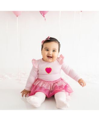 Baby Girl's Dainty Heart Bow Valentine's Day Baby Headband