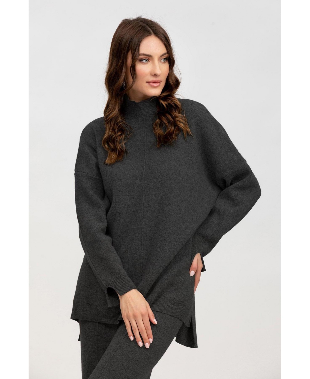 Pietro Brunelli Milano Women's Jumper Meribel In Antrachite