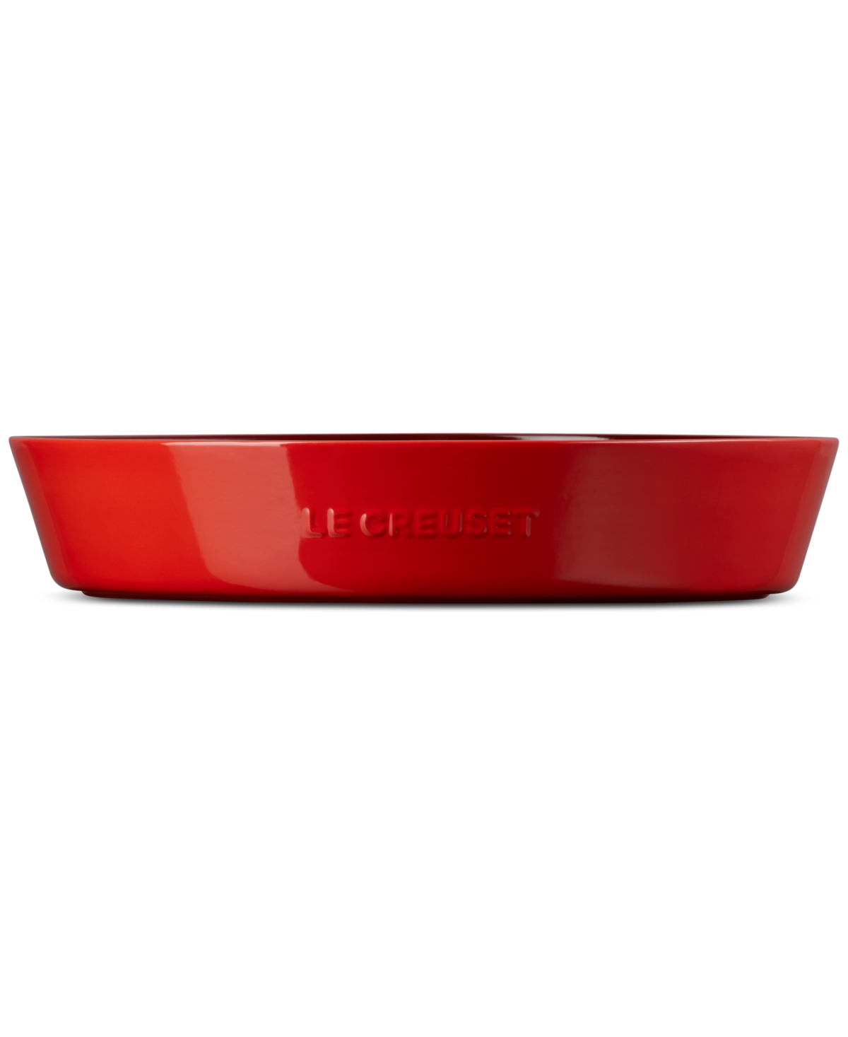 Le Creuset Stoneware Oval 13" Chip And Dip Platter In Cerise