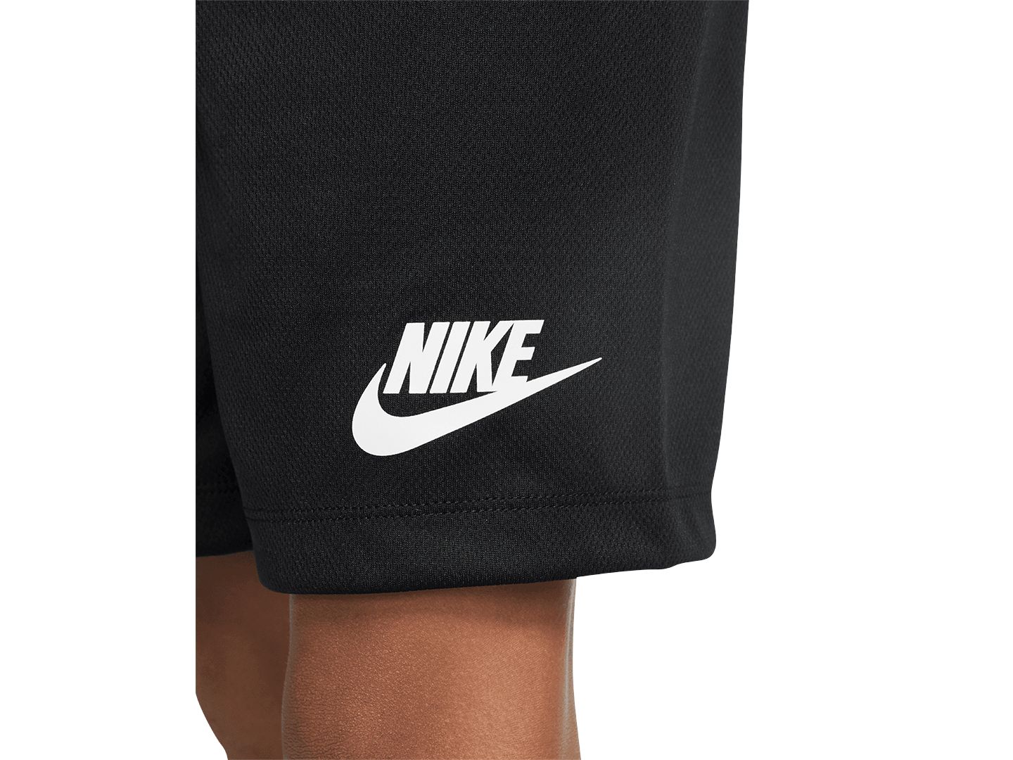Nike Boys' 4-7 Futura Short-Sleeve T-Shirt and Shorts, 2-Piece Set, цвет: Чёрный — фото 5