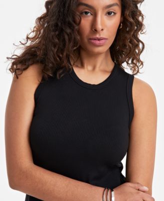 Women's Ribbed Knit Midi Dress