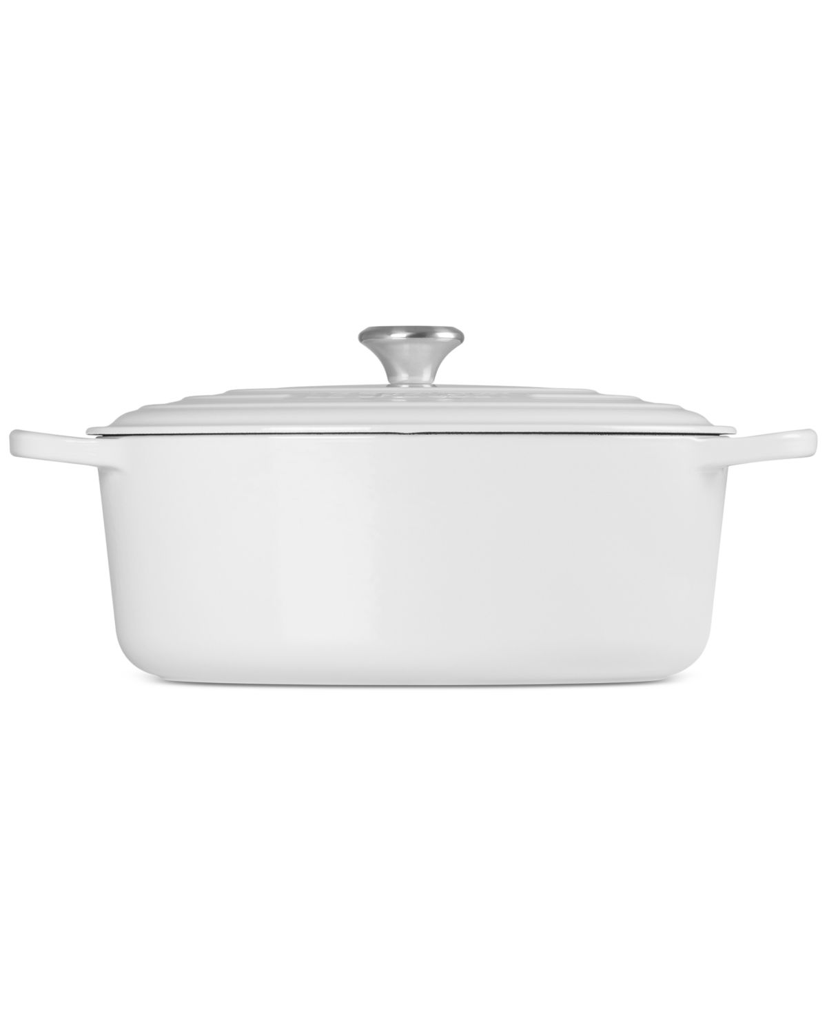 Le Creuset Signature Enameled Cast Iron 8-qt, Oval Dutch Oven In White