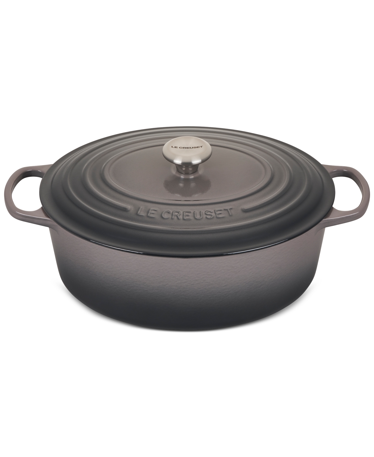 Le Creuset Signature Enameled Cast Iron 8-qt, Oval Dutch Oven In Oyster