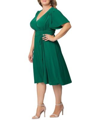 Plus Size Jemma Ruched Tie Dress