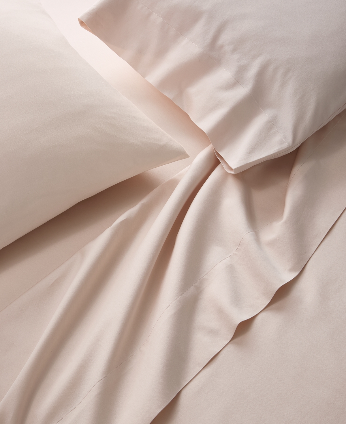 Arch Studio Cotton Sateen 3-pc. Sheet Set, Twin, Exclusively At Macy's In Blush