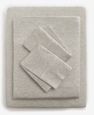 Jersey Cotton Blend 3-Pc. Sheet Set, Twin, Exclusively for Macy's 
