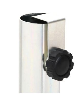 Parasol Base Silver Steel with powder coating Compact