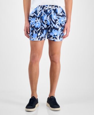 Men's Abstract Floral 5" Swim Shorts