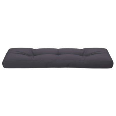 Pallet Cushion Anthracite 47.2"x15.7"x4.7" Fabric