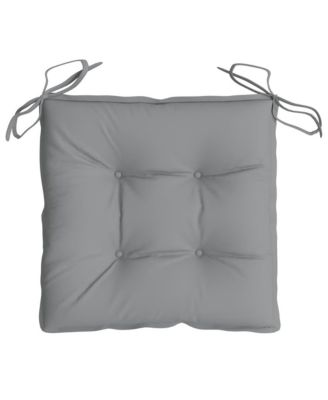 Chair Cushions 2 pcs Gray 15.7&amp;quot;x15.7&amp;quot;x2.8&amp;quot; Oxford Fabric