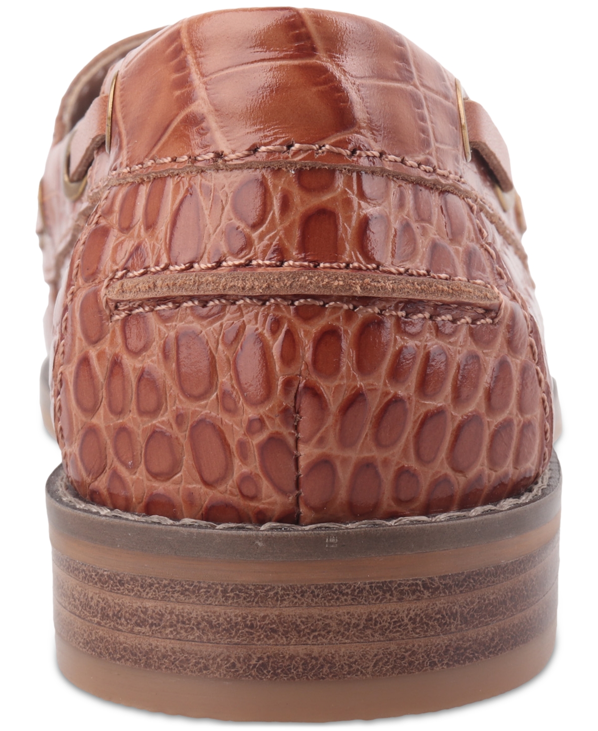 Giani Bernini Women's Lylaa Memory Foam Boat Shoe Loafers, Created For Macy's In Tobacco Brown Leather