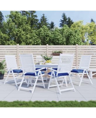 Chair Cushions 6 pcs Blue 15.7"x15.7"x2.8" Oxford Fabric