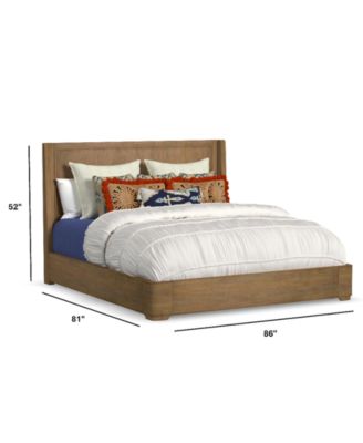 Nordic King Panel Bed