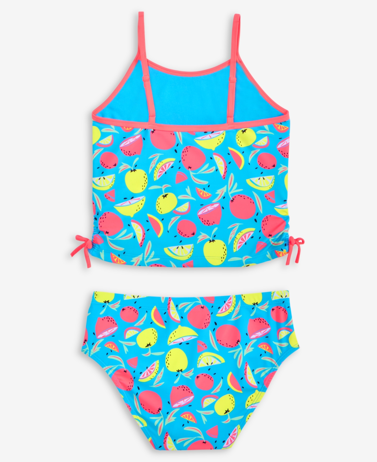 Epic Threads Big Girls Citrus Two-piece Cutout Tankini Two Piece Set, Exclusively At Macy's In Vivid Sky