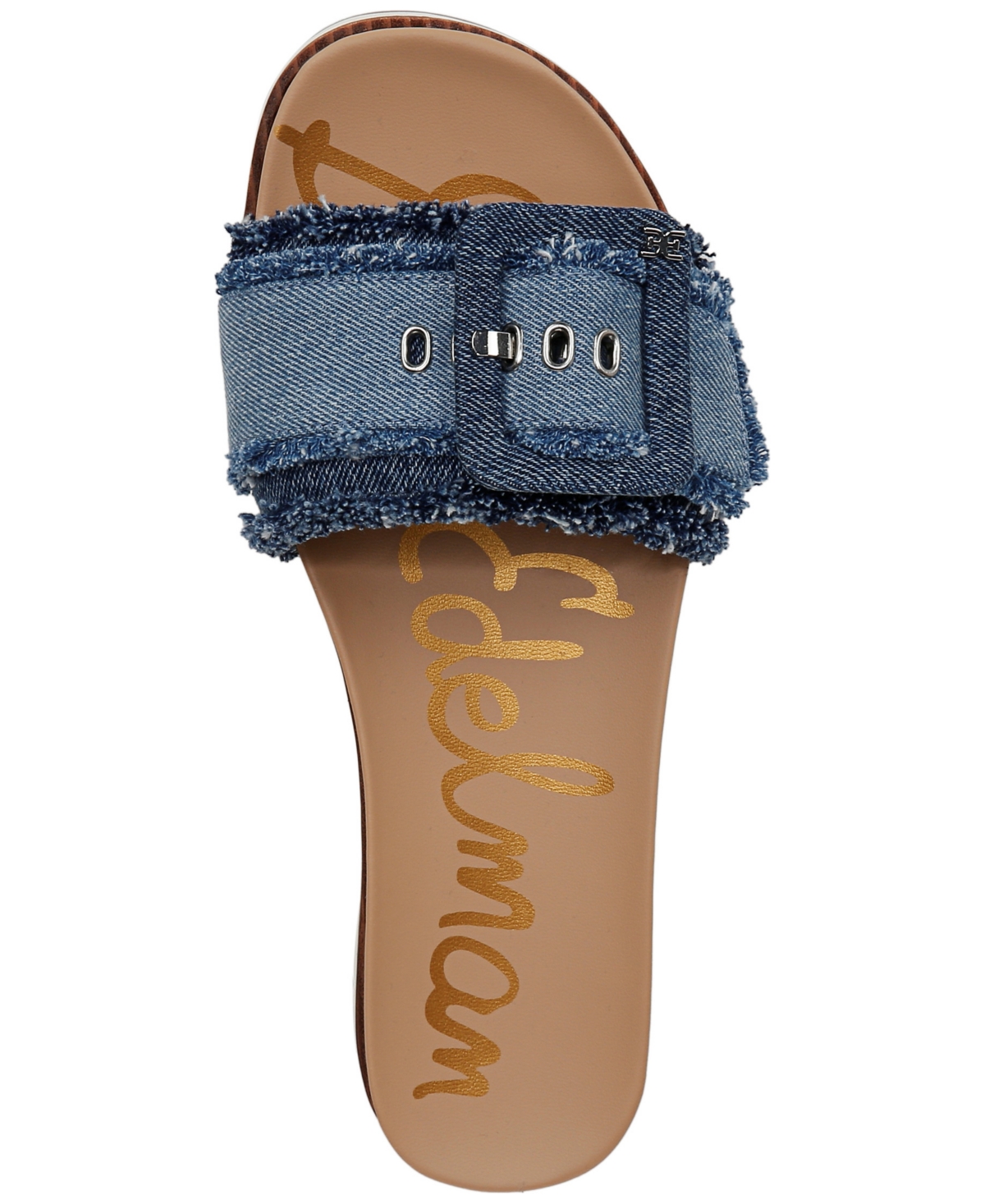 SAM EDELMAN WOMEN'S ARIANE PLATFORM BUCKLE SLIDE SANDALS 