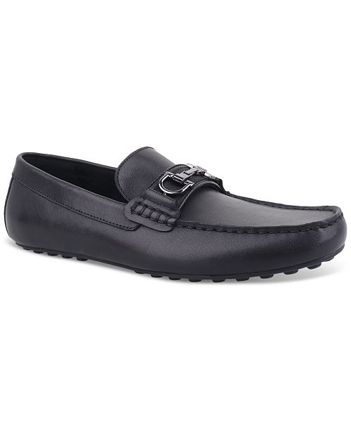 alfani Alfani Men's Jasonn Leather Slip-On Bit Driving Loafers Exclusively at Macy's Men's Shoes