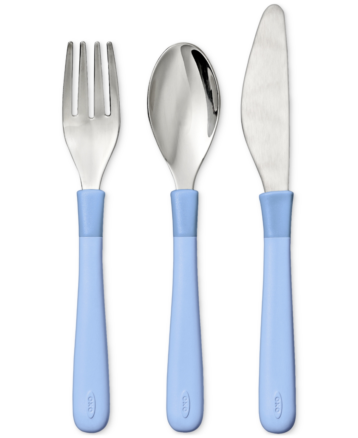 Oxo Tot 3-piece Cutlery Set For Big Kids In Dusk