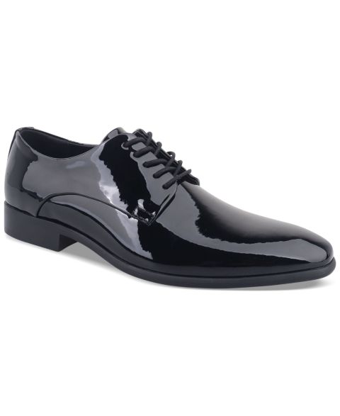 Мужские туфли Alfani Walkerr Patent Leather Dress Shoes, цвет: Чёрный