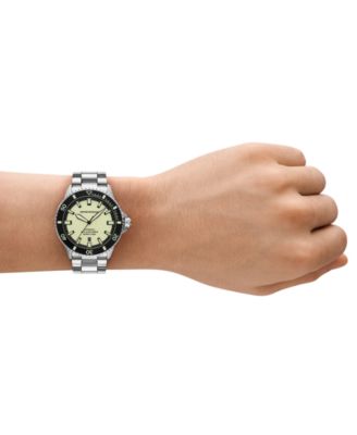 Men's Automatic Sea Explorer Stainless Steel Bracelet Watch 43mm