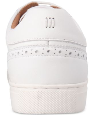 Men's Baronn Leather Lace-Up Wingtip Sneakers, Exclusively at Macy's 