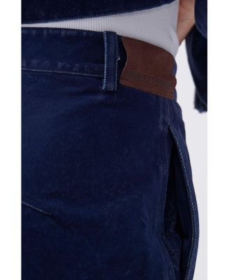 Women's High Waist Velvet Pants