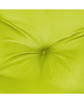 Chair Cushions 6 pcs Bright Green 19.7"x19.7"x2.8" Oxford Fabric
