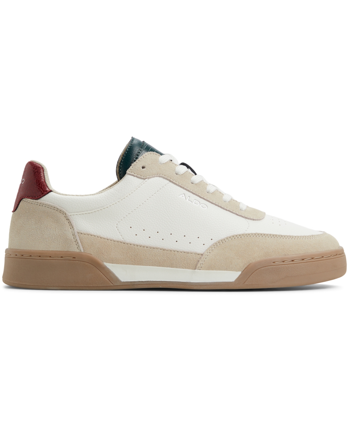 ALDO MEN'S MAXI LEATHER LACE UP SNEAKER 