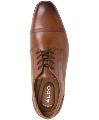 aldo leather dress shoes Aldo Dress Shoes Mens Size 9 Medium Brown Leather Wingtips Oxfords Dual  Color