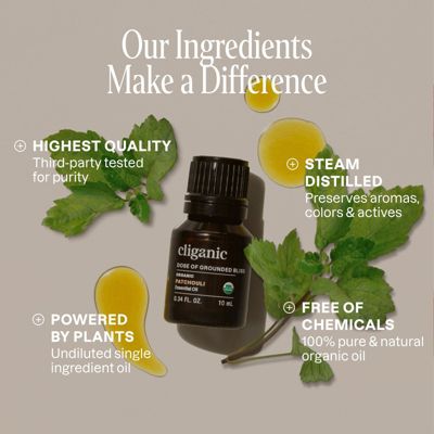 Organic Patchouli Essential Oil - 10 ml