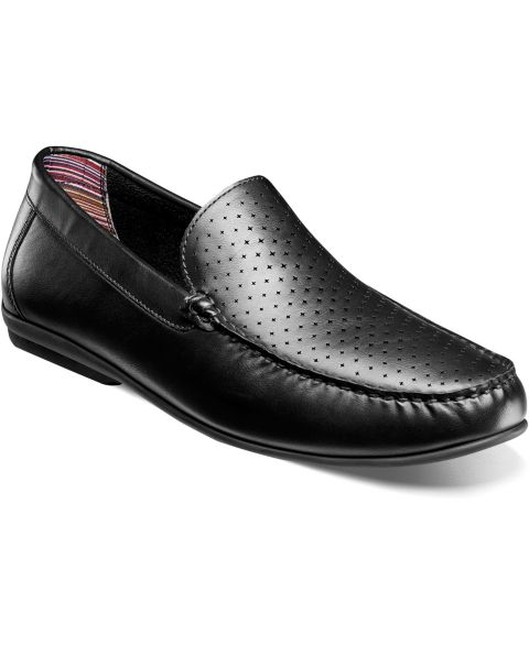 Мужские туфли Stacy Adams Conroy Perfed Slip On, цвет: Чёрный