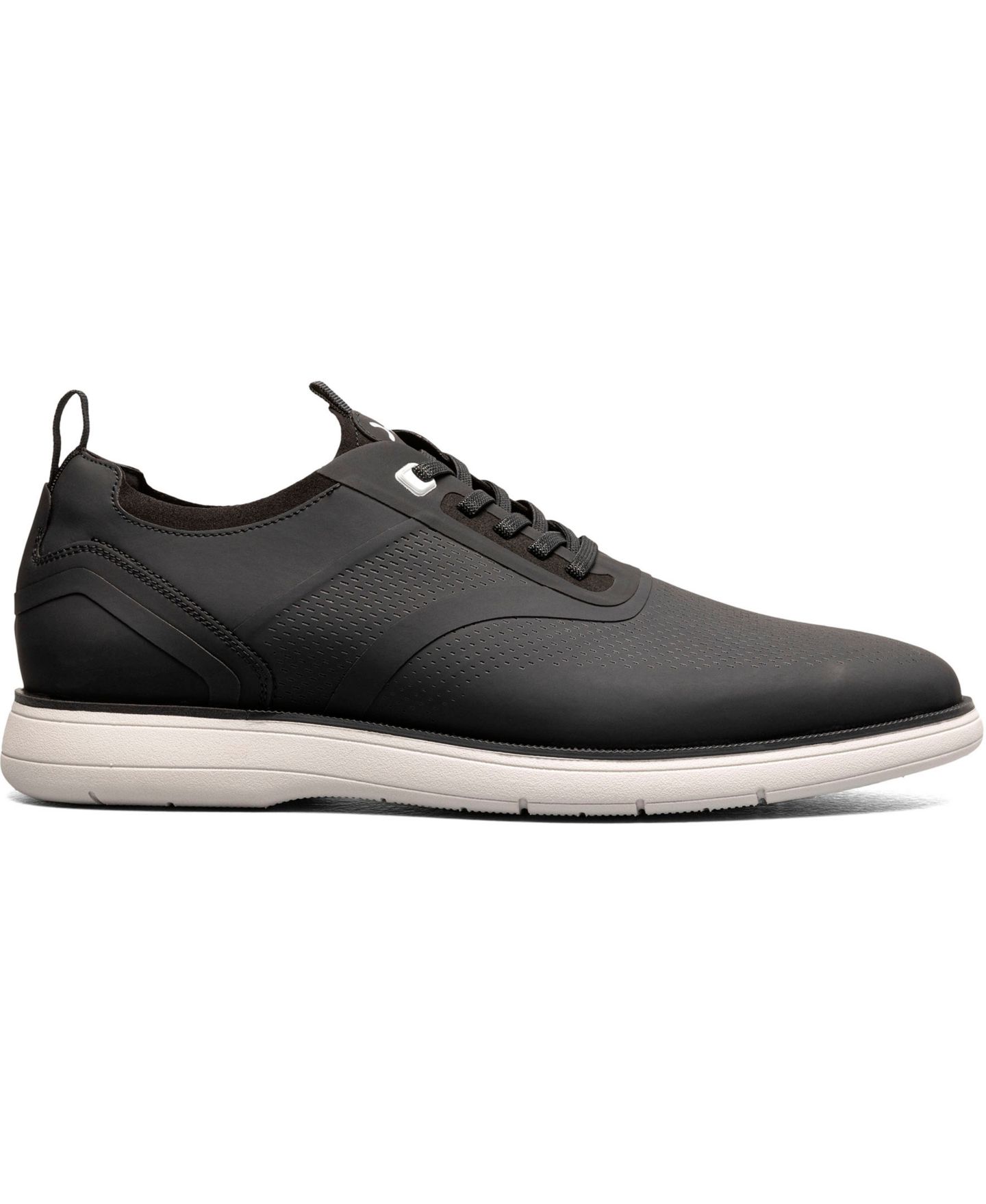 Обувь Stacy Adams Men's Everidge Plain Toe Elastic Lace Shoe, цвет: Чёрный — фото 3