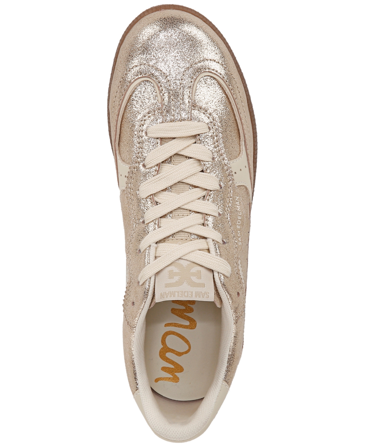 Shop Sam Edelman Women's Kallen Sneakers In Cyprus Gold