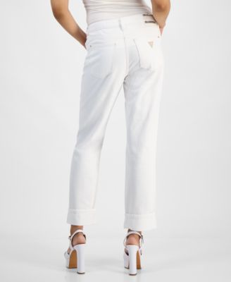 Women's Celia Boyfriend High-Rise Cuffed-Hem Jeans