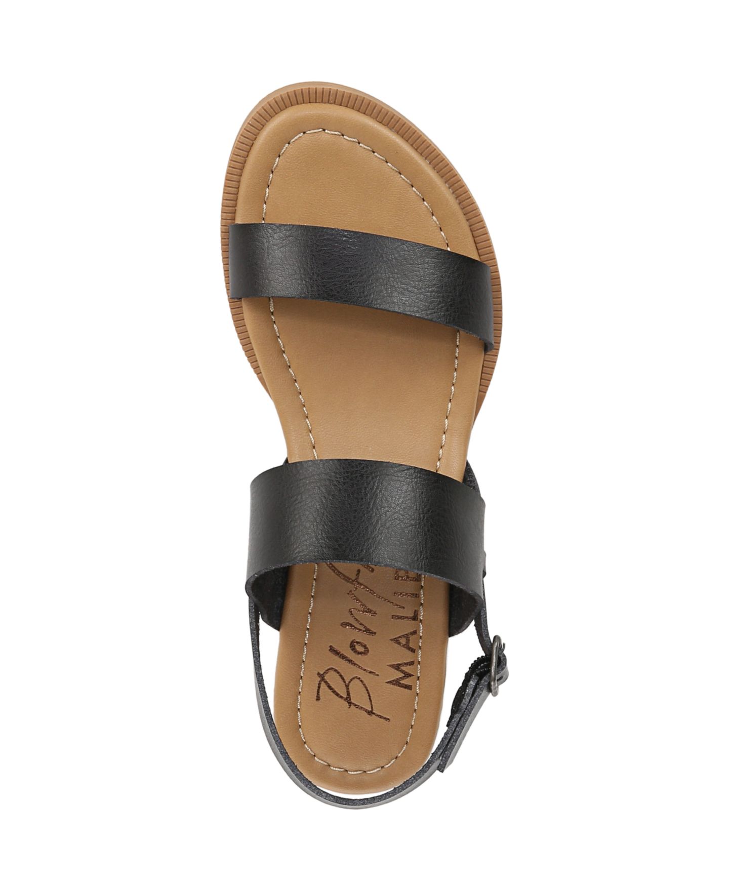 Женские сандалии Blowfish Malibu Arcadia Low Wedge Slingback, цвет: Чёрная искусственная кожа — фото 4