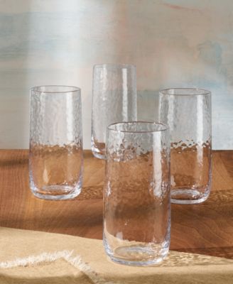 Textured Highball Glasses, Set of 4, Exclusively at Macy's