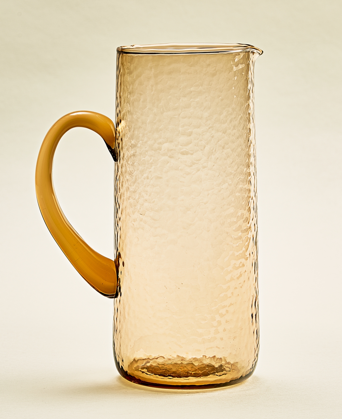 OAKE AMBER TEXTURED PITCHER, EXCLUSIVELY AT MACY'S 
