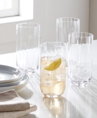 Optic Highball Glasses, Set of 4, Exclusively at Macy's