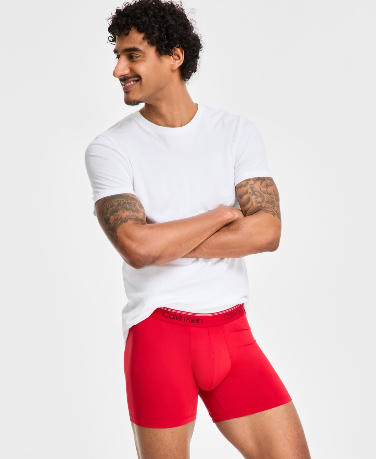 Calvin Klein 3-pack Classic Cotton Crewneck T-shirts In White