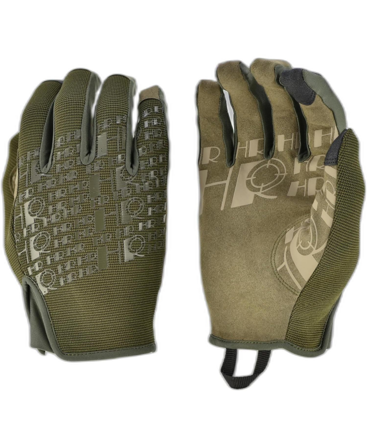 G & F Shooting & Hunting Gloves, Camouflage Tactical, Non-Slip Silicone Grip, Touchscreen, Medium - Green