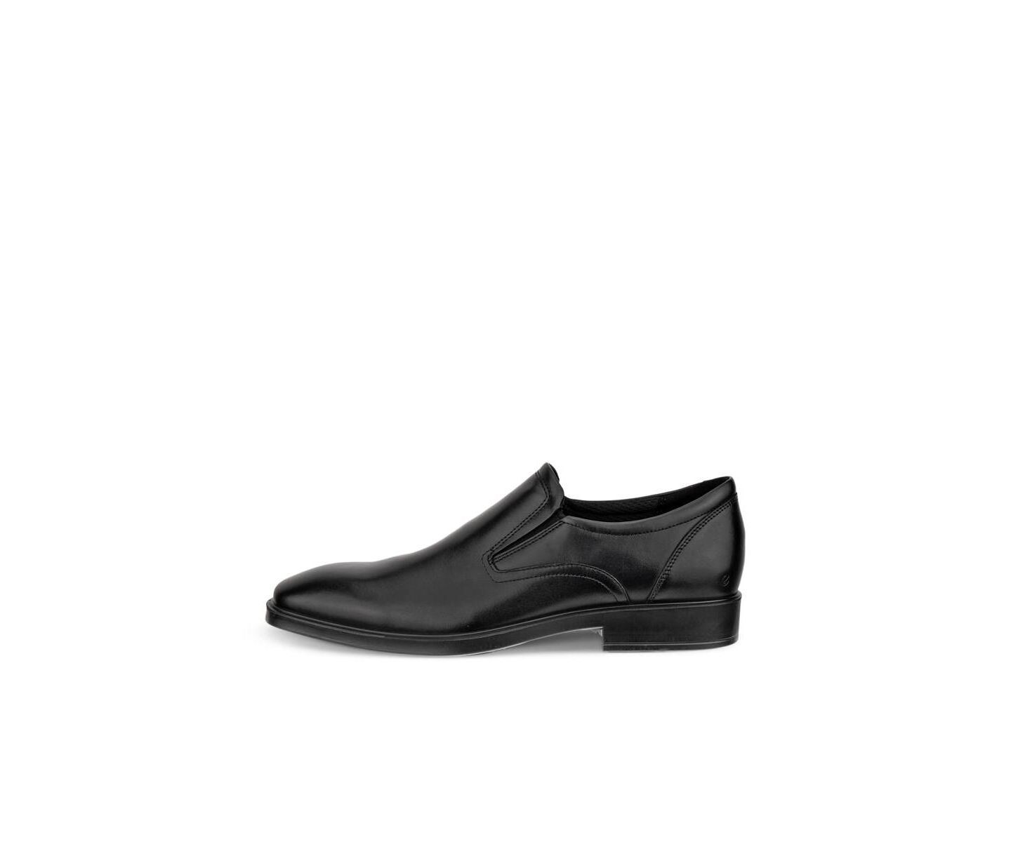 Мужские туфли Ecco Metropole Milan Plain Toe Slip-On, цвет: Чёрный — фото 4