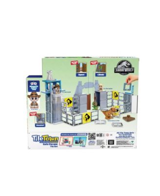 Jurassic World Dino Escape Magnetic Tiles Playset, 69 Piece