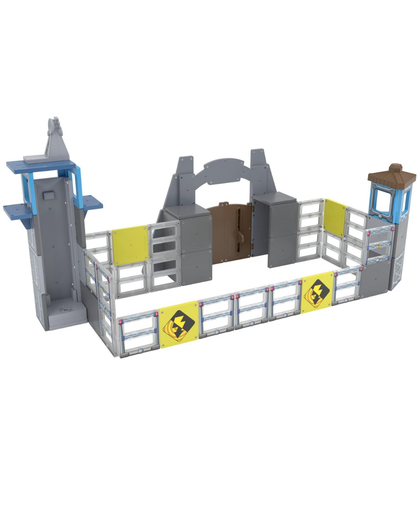 Детский игровой набор Tile Town Jurassic World Dino Escape Magnetic Tiles Playset, 69 Piece — фото 11